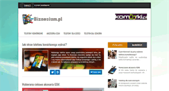 Desktop Screenshot of biznesium.pl